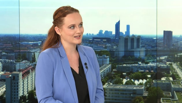 Vienna's local councillor Laura Sachslehner (ÖVP) is calling for a comprehensive reform of the climate bonus. (Bild: krone.tv)