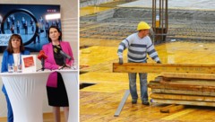 Martha Schultz (links) und Barbara Thaler stellen altbekannte Forderungen.