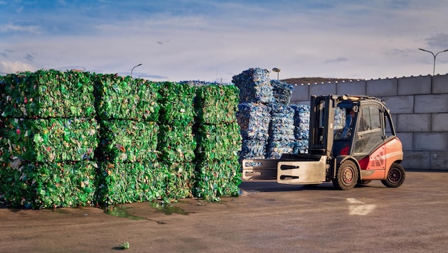 Circular economy: The PET to PET company in Müllendorf recycles drinks bottles. (Bild: PET to PET)