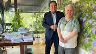 Der Leobner Klaus Katzianka setzt sich gemeinsam mit Freund und Anwalt Harald Christandl für mehr Gerechtigkeit ein. (Bild: Barbara Winkler)