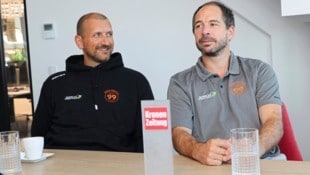 Sportdirektor Philipp Pinter (links) und Coach Harry Lange. (Bild: Jauschowetz Christian/Christian Jauschowetz)