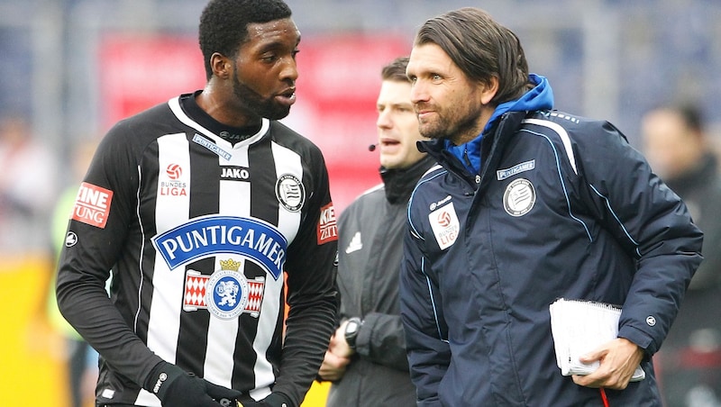 Peter Hyballa (re.) war bei Sturm Graz tätig. (Bild: GEPA pictures)