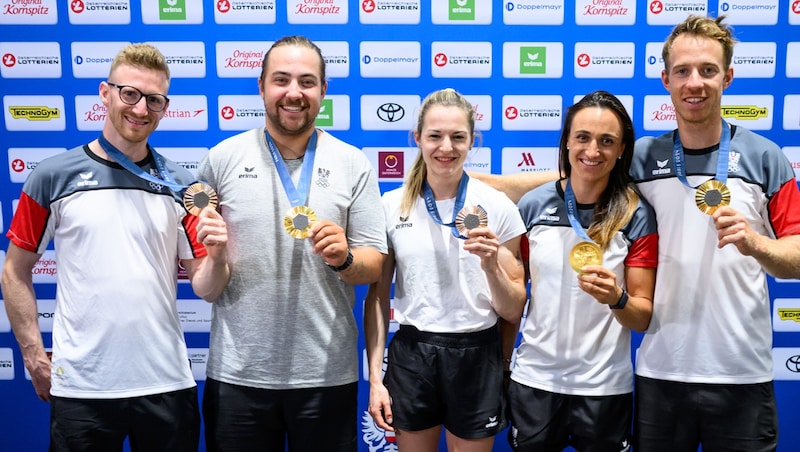 Our medal winners (Bild: APA/MAX SLOVENCIK)