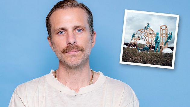 Durch viele Höhen und Tiefen gegangen und nun dazu bereit, neue Kapitel aufzuschlagen: Awolnation-Kopf Aaron Bruno. (Bild: Krone KREATIV/Two Twenty Five Music, Greg Flack)