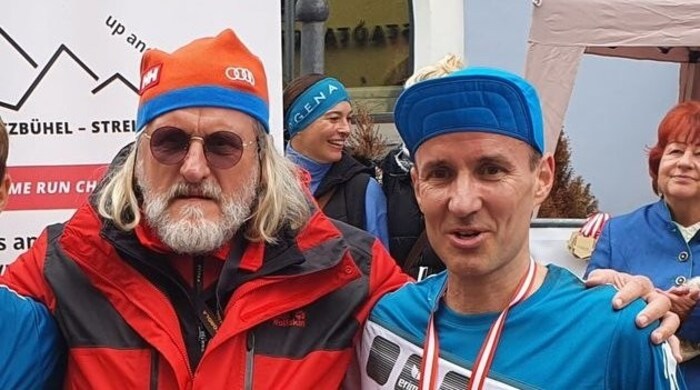 WERC Erfinder Sepp Resnik und WERC-Rekordhalter Christian Stern aus dem Stubaital