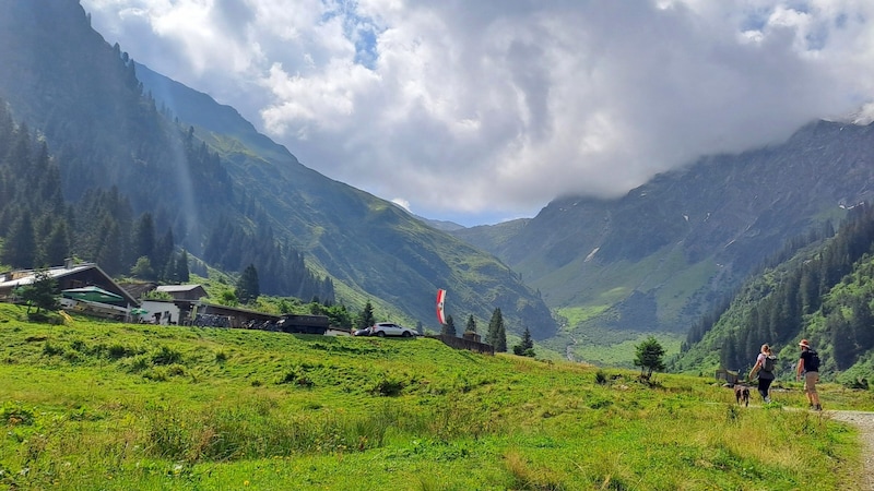 Auf der Alpe Nezigast lässt es sich nicht nur einkehren, es gibt auch Käse und Butter aus eigener Produktion zu kaufen. (Bild: Bergauer Rubina)