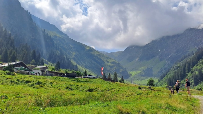 The Alpe Nezigast is not only a great place to stop for a bite to eat, you can also buy cheese ...