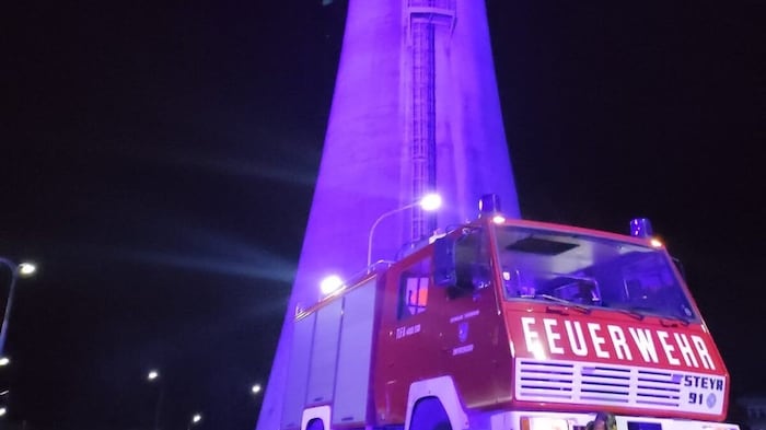 Die Mutprobe führte zu einem großen Einsatz in Zwentendorf.