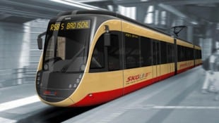 So könnte eine Garnitur der neuen Ischlerbahn aussehen. Vom Salzburger S-Link soll ein Ast nach ...