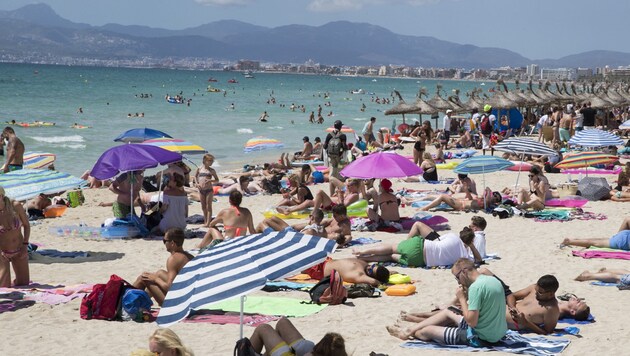 Die jüngste Hitzewelle brachte Einheimische und Touristen auf Mallorca ins Schwitzen.