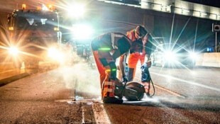 Beim Autobahn-Zubringer Koschatstraße geht es dreimal bei Nachtbaustellen rund. (Bild: DPA)