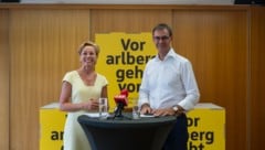 Wenig überzeugend präsentierten Markus Wallner und Martina Rüscher ihre Ideen zum Thema Gesundheit. (Bild: Lukola Media)