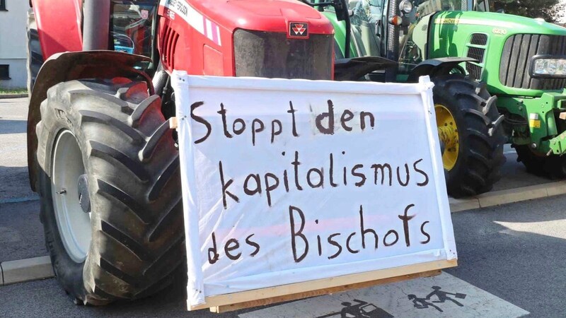 Farmers' protest in Eisenstadt. (Bild: Reinhard Judt)