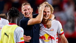 Pepijn Lijnders  und  Maurits Kjaergaard (Bild: GEPA)