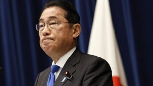 Der japanische Ministerpräsident Fumio Kishida (Bild: Kyodo News)