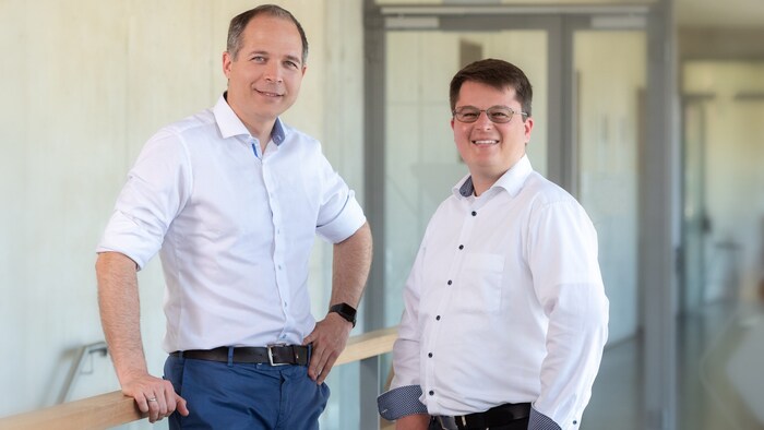Dr. Michael Tripolt co-developed the app, Albin Skasa is CEO of medaia GmbH
