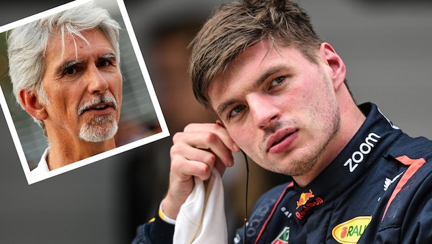 Damon Hill, Max Verstappen (Bild: AFP, GEPA)