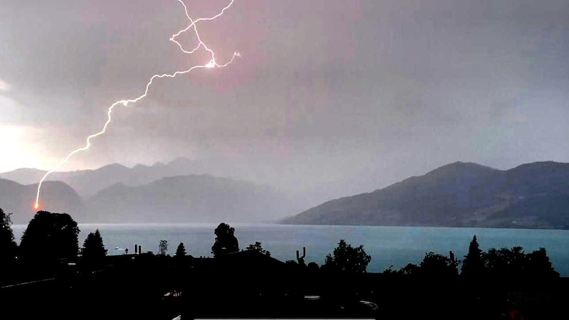 Das Unwetter war heftig. (Bild: Robert Loy)