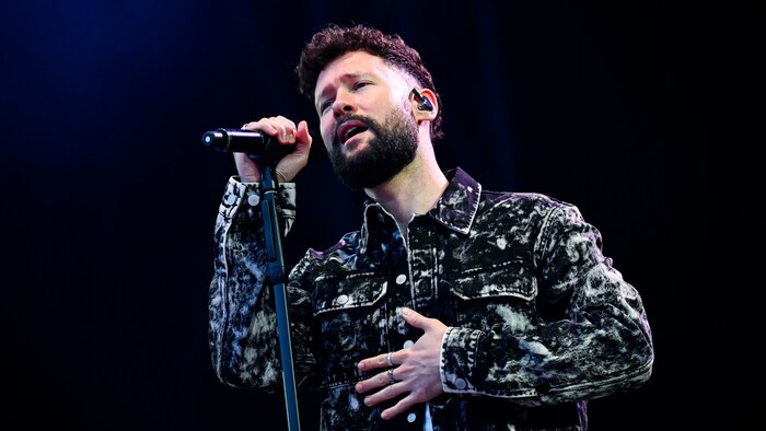 Ed Sheeran's friend and tour buddy: Calum Scott provided the quietest moments of the day.