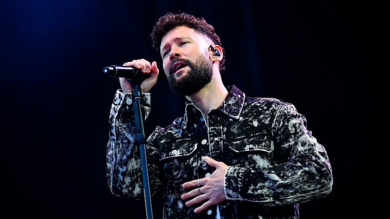 Ed Sheeran's friend and tour buddy: Calum Scott provided the quietest moments of the day. (Bild: Andreas Graf)