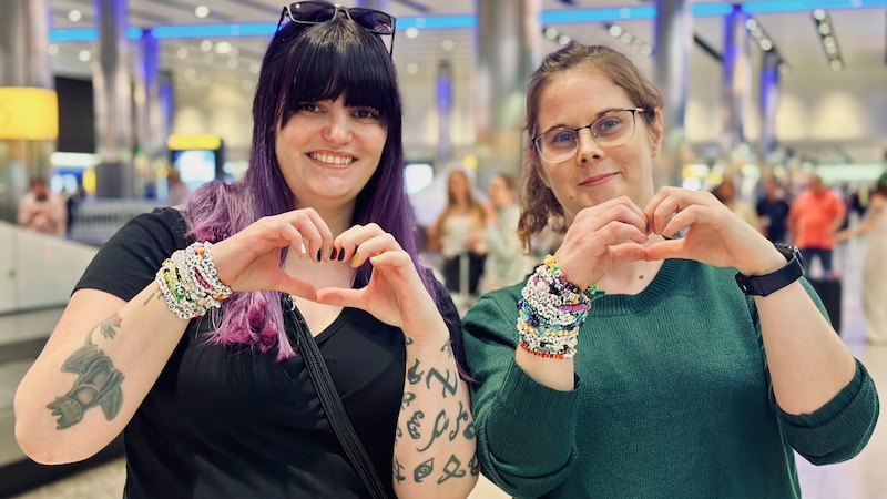 Meli (left) from Deutsch-Wagram and Kathy from Vienna (Bild: Steiner Clara Milena)