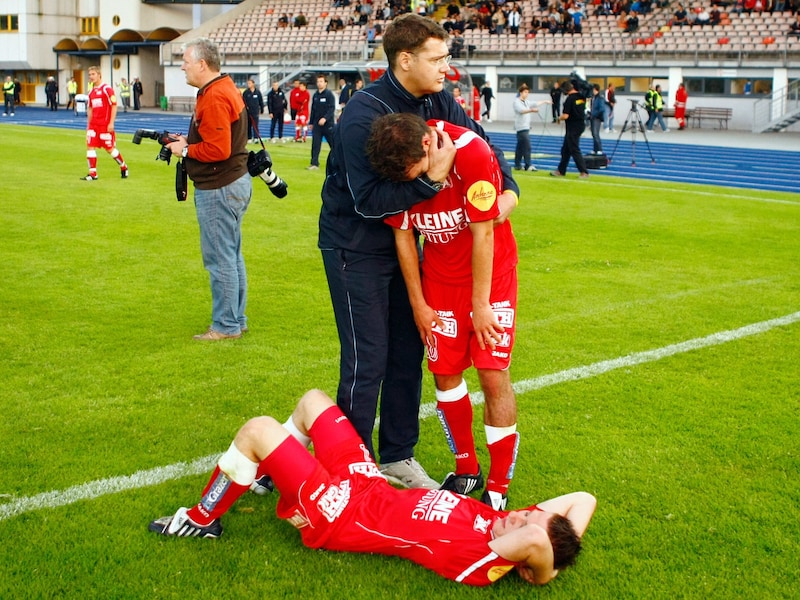 2009: BW Linz verhalf den Hartbergern zum Aufstieg und sorgte für viele rote Tränen. (Bild: GEPA pictures)