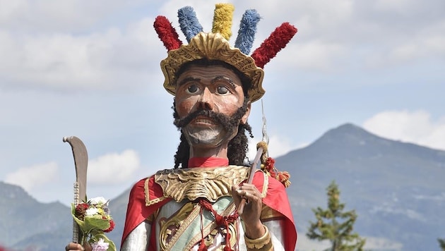 Samson parade in Sankt Michael on the Katschberg. (Bild: Roland Holitzky/Holitzky Roland)