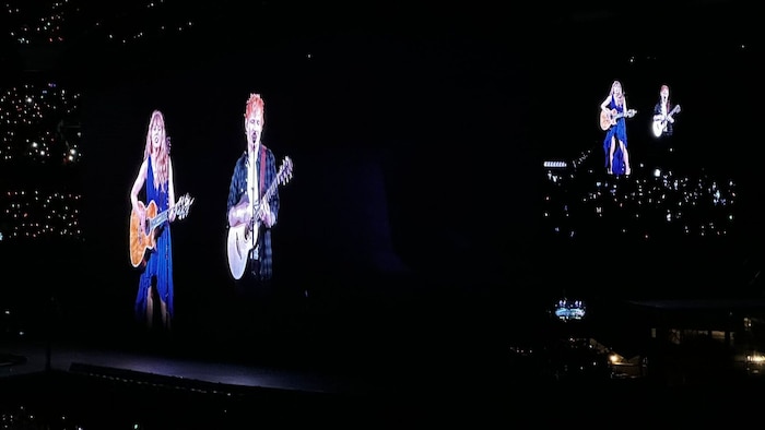 Ed Sheeran und Taylor Swift gemeinsam auf der Bühne