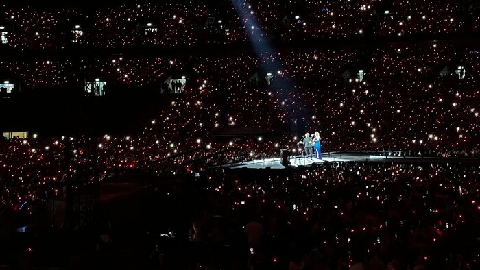 Ed Sheeran und Taylor Swift gemeinsam auf der Bühne