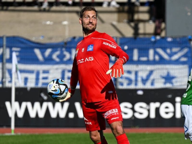 Andi Lukse könnte gegen den GAK einspringen, bleibt aber fix Zweier-Goalie (Bild: GEPA pictures)