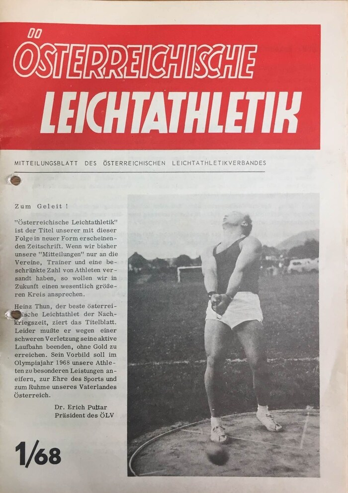 Österreichische Leichtathletik 1/68
