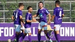 Semir Gvozdjar (2. v. re.) führte die Austria zum Sieg.  (Bild: Tröster Andreas)
