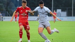 Hödl (li.) spielt mit Kuchl Sonntag, Luan feierte mit dem FC Pinzgau den ersten Liga-Saisonsieg. (Bild: Tröster Andreas)