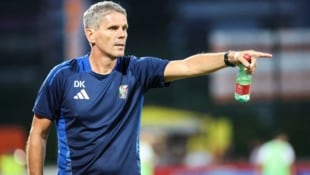 WAC-Coach Didi Kühbauer warnt vor Blau-Weiß Linz. (Bild: GEPA)