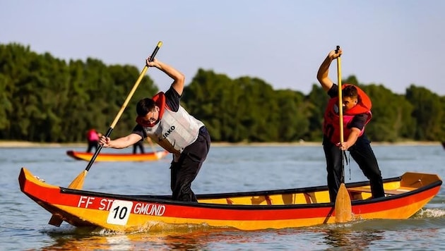 Äußerst kräfteraubende 1200 Meter sind dabei zurückzulegen. (Bild: BENJAMIN LOEBL)