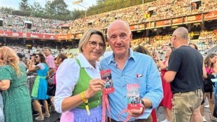 Eva Gutfertinger und ihr Mann Hans in Vorfreude auf das Konzert.