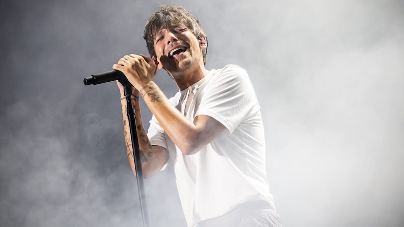 Popular crooner whose vocal range was limited: former One Direction boy band member Louis Tomlinson. (Bild: Andreas Graf)