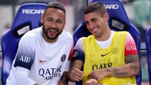Marco Verratti (rechts) ist Neymar in die Wüste gefolgt – dort wurde der Italiener allerdings ...