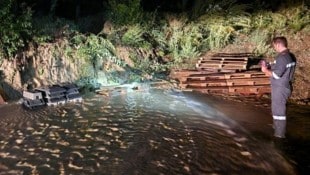 In Hollabrunn waren 50 Feuerwehren im Einsatz.