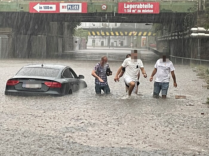 Gemeinsam ging es zurück an Land.