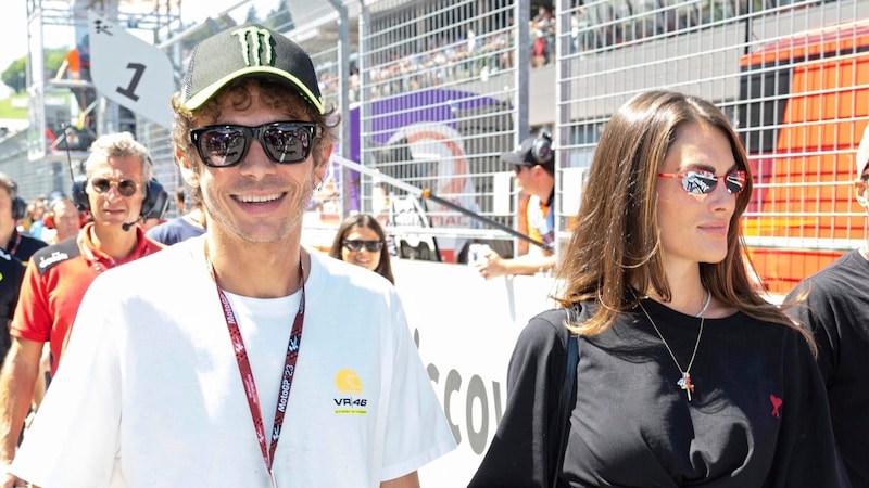 Rossi with partner Francesca 2023 at the Ring (Bild: GEPA/GEPA pictures)