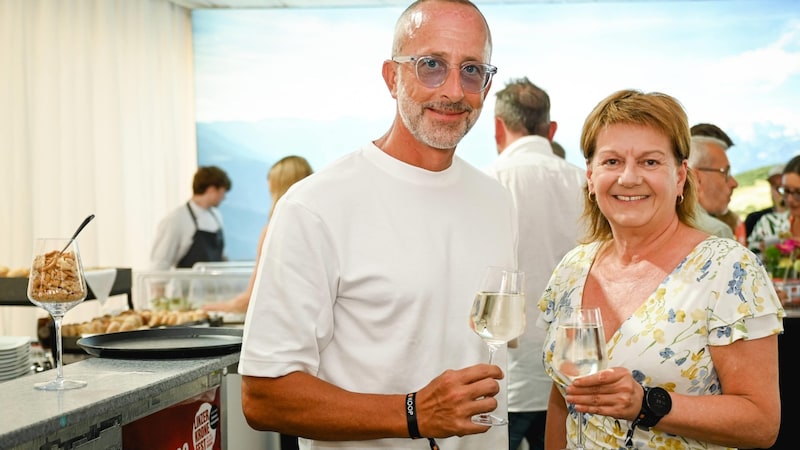 Eurothermen-Chef Patrick Hochhauser und Karin Hörzing. (Bild: Wenzel Markus)