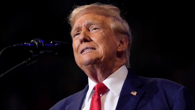 Trump can't let it go: He once again insulted Harris personally. (Bild: AP/Carolyn Kaster)