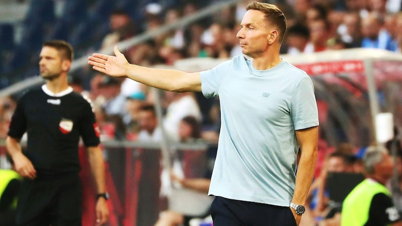 Salzburg coach Pep Lijnders can look forward to a new midfielder. (Bild: APA Pool/APA/KRUGFOTO)