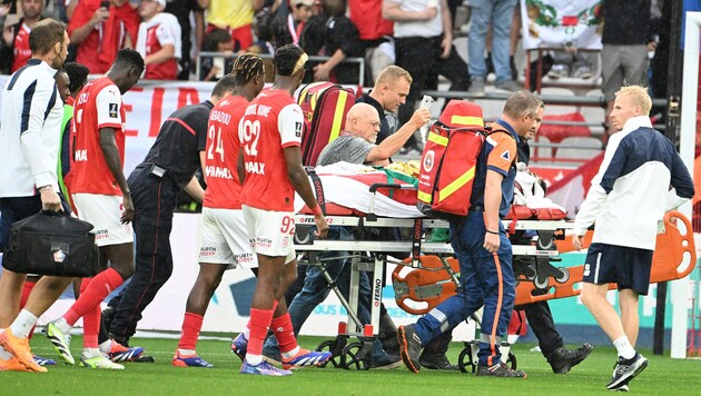 Angel Gomes war mehrere Minuten lang bewusstlos.