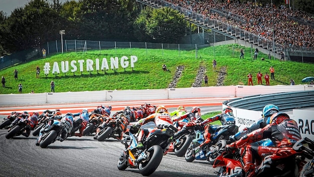 The MotoGP was a spectacle. (Bild: Pail Sepp/Sepp Pail)