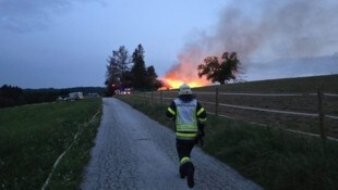 124 Feuerwehrleute kämpften in Gleisdorf gegen die Flammen.