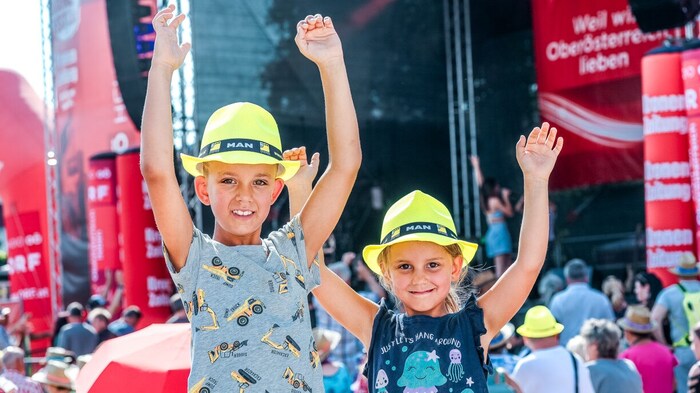 The many children had fun on all three days.