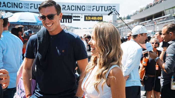 Mateschitz clearly enjoyed the trip back home.