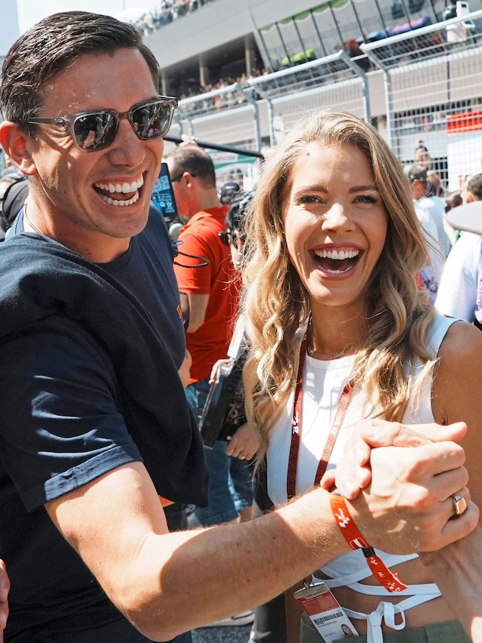 Mark Mateschitz with his Victoria Swarowski.